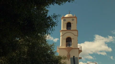 Bell tower in Ojai, Ca Stock Footage 262572481