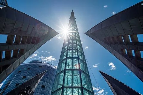 The Bell Tower in Perth CBD, Western Australia. Stock Photos