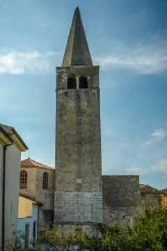 Bell tower Porec Stock Photos