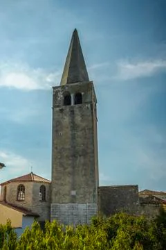 Bell tower Porec Stock Photos