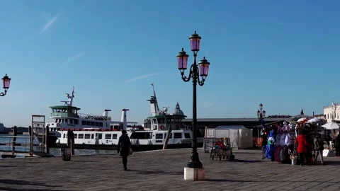 Bell tower of St. Mark's in Venice Stock Footage 264507301