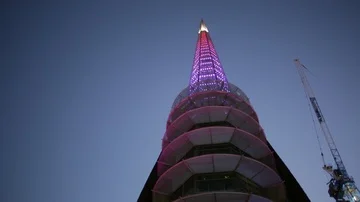 Bell Tower sunset Stock Footage 85914372