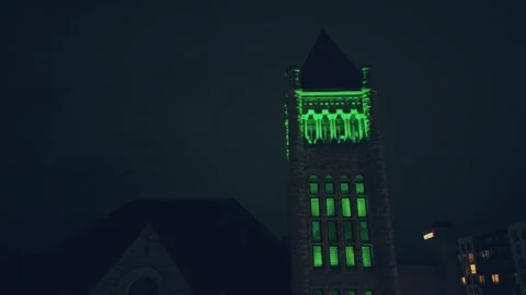 Bell Tower - Syracuse, NY Video stock 336164761