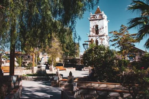 The bell tower was declared a National Monument Stock Photos