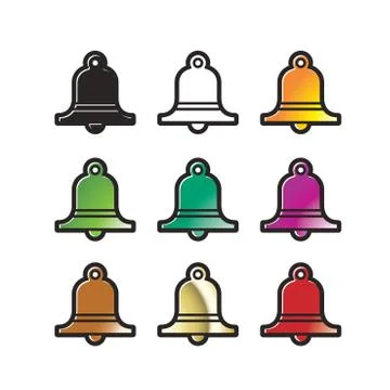 Bell variations Stock Illustration