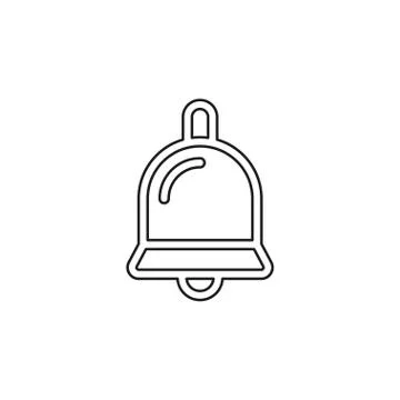 Bell vector icon Stock Illustration