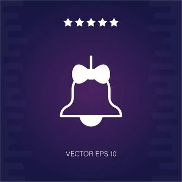 Bell vector icon Stock Illustration