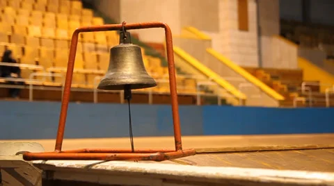 Bell on Velodrome Stock Footage 36779127