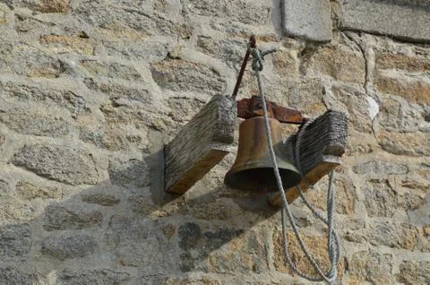 Bell on the wall Stock Photos