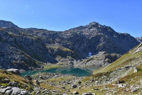 The Bellacombe Lakes  . Stock Photos