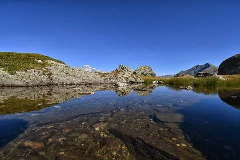 The Bellacombe Lakes  . Stock Photos