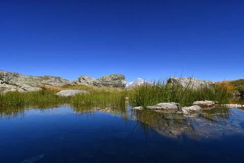 The Bellacombe Lakes . Stock Photos