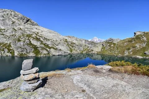 The Bellacombe Lakes . Stock Photos