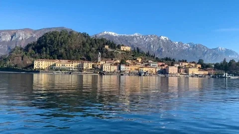Bellagio Como Lake Stock Footage 107875560