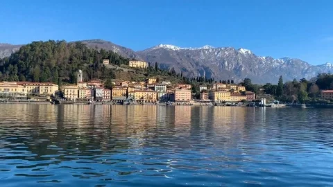 Bellagio Como Lake Stock Footage 107875566