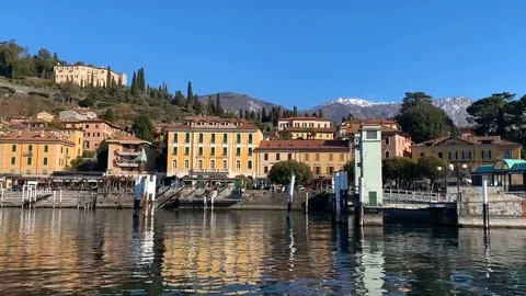 Bellagio Como Lake Stock Footage 107875799