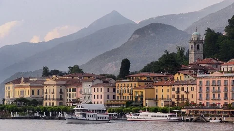 Bellagio on lake Como Video stock 95088012