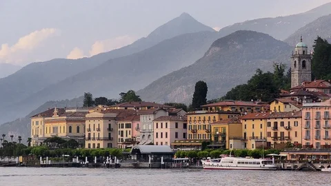 Bellagio on lake Como 스톡 동영상 95227854