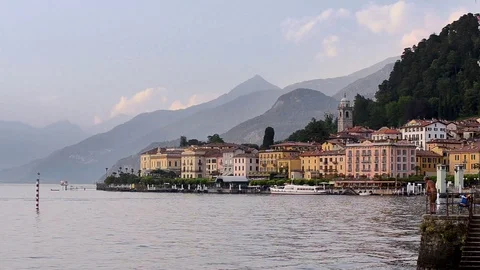Bellagio on lake Como 스톡 동영상 95410279