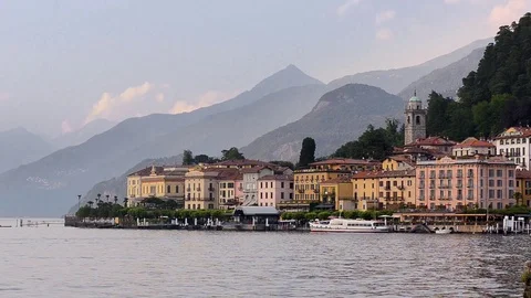 Bellagio on lake Como 스톡 동영상 95569201