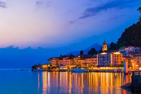 Bellagio, on Lake Como Stock Photos