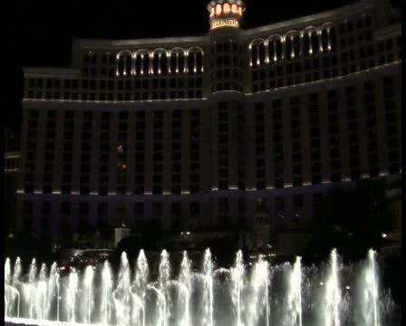 Bellagio watershow V6 - PAL Stock Footage 12068005