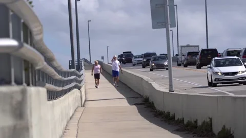 Bellaire Causeway Stock Footage 170513337