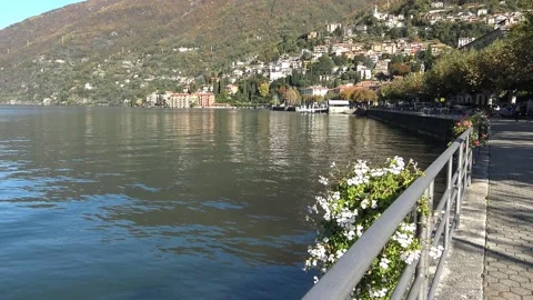 Bellano on Lake Como Vídeo Stock 142100118