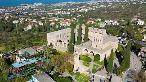 Bellapais Abbey, Cyprus 스톡 동영상 317805736