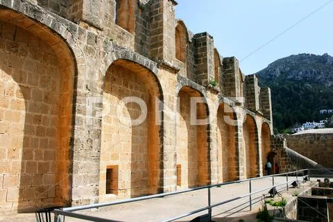 Bellapais abbey Stock Photos