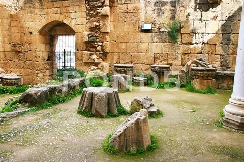 Bellapais abbey Stock Photos