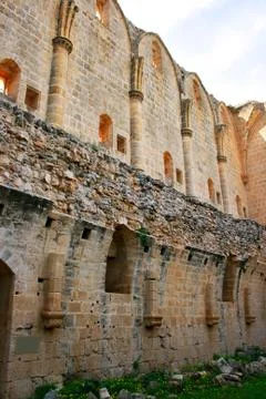 Bellapais abbey Stock Photos