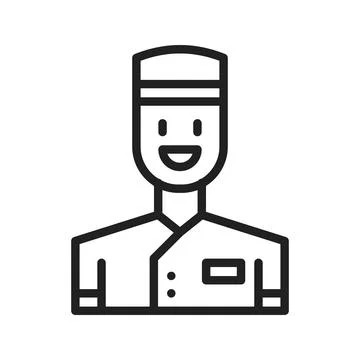 Bellboy Icon Image. Stock Illustration