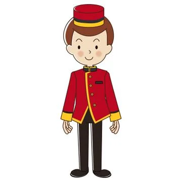 Bellboy Stock Illustration