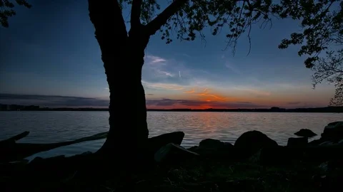 Belle Haven Sunrise Stock Footage 82390321