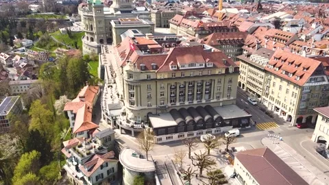 Bellevue Palace in Bern Stock Footage 196728962