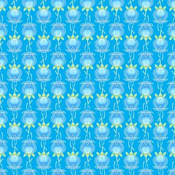 Bellflowers Stock Illustration