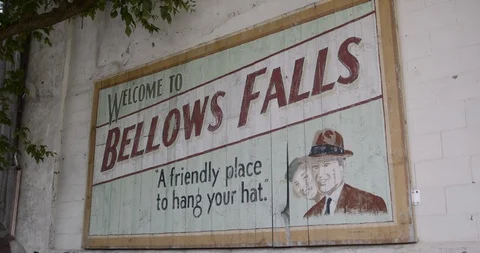 Bellows Falls Stock Footage 128394271