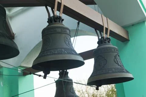 Bells on a belfry Stock Photos