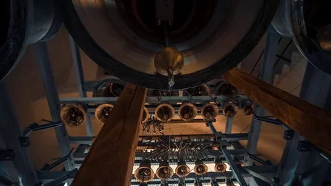 Bells In The Bell Tower Video stock 73029015