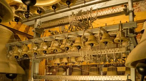 Bells of a carillion (2) Stock Photos