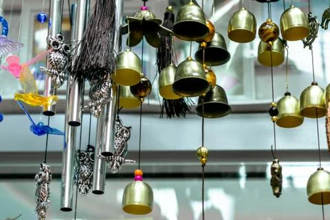 Bells of different types Stock Photos