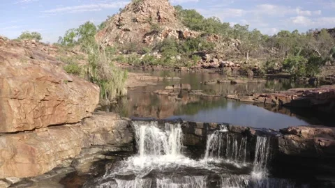 Bells Gorge located in the remote Kimberley of Western Australia Stock Footage 133404147