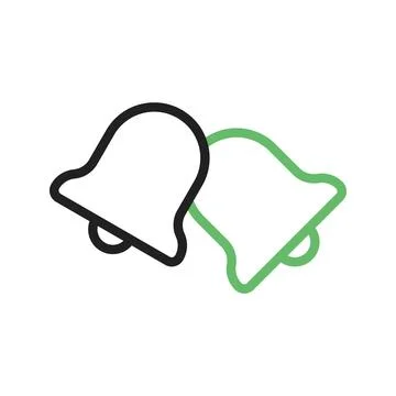 Bells Icon Image. Stock-Illustration