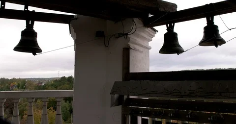 Bells of the monastery Stock Footage 97565325