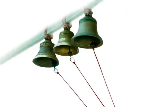 Bells from a monastery Stock Photos