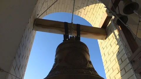 Bells of an orthodox temple Stock Footage 102620829