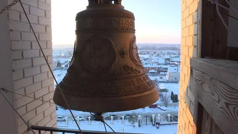 Bells of an orthodox temple Stock Footage 102623623