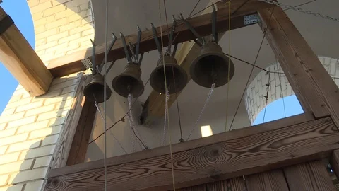 Bells of an orthodox temple Stock Footage 102624726
