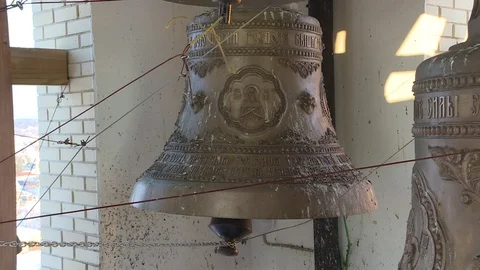 Bells of an orthodox temple Stock Footage 102628111